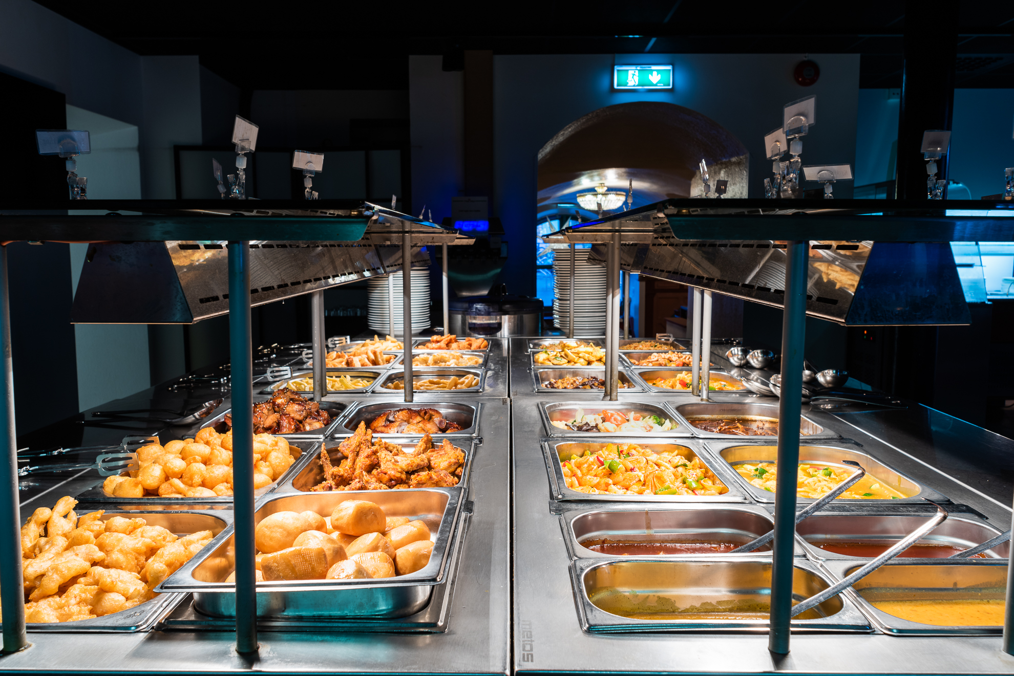 Asiatisk buffé – varma rätter